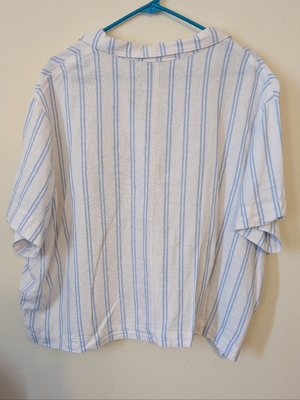 Buffalo Davis Bitton Linen Blend Striped Shirt Size 3X - Picture 5 of 5
